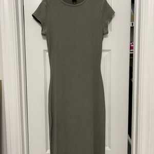 Wild Fable Olive Midi Dress